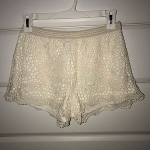 Lace shorts from target